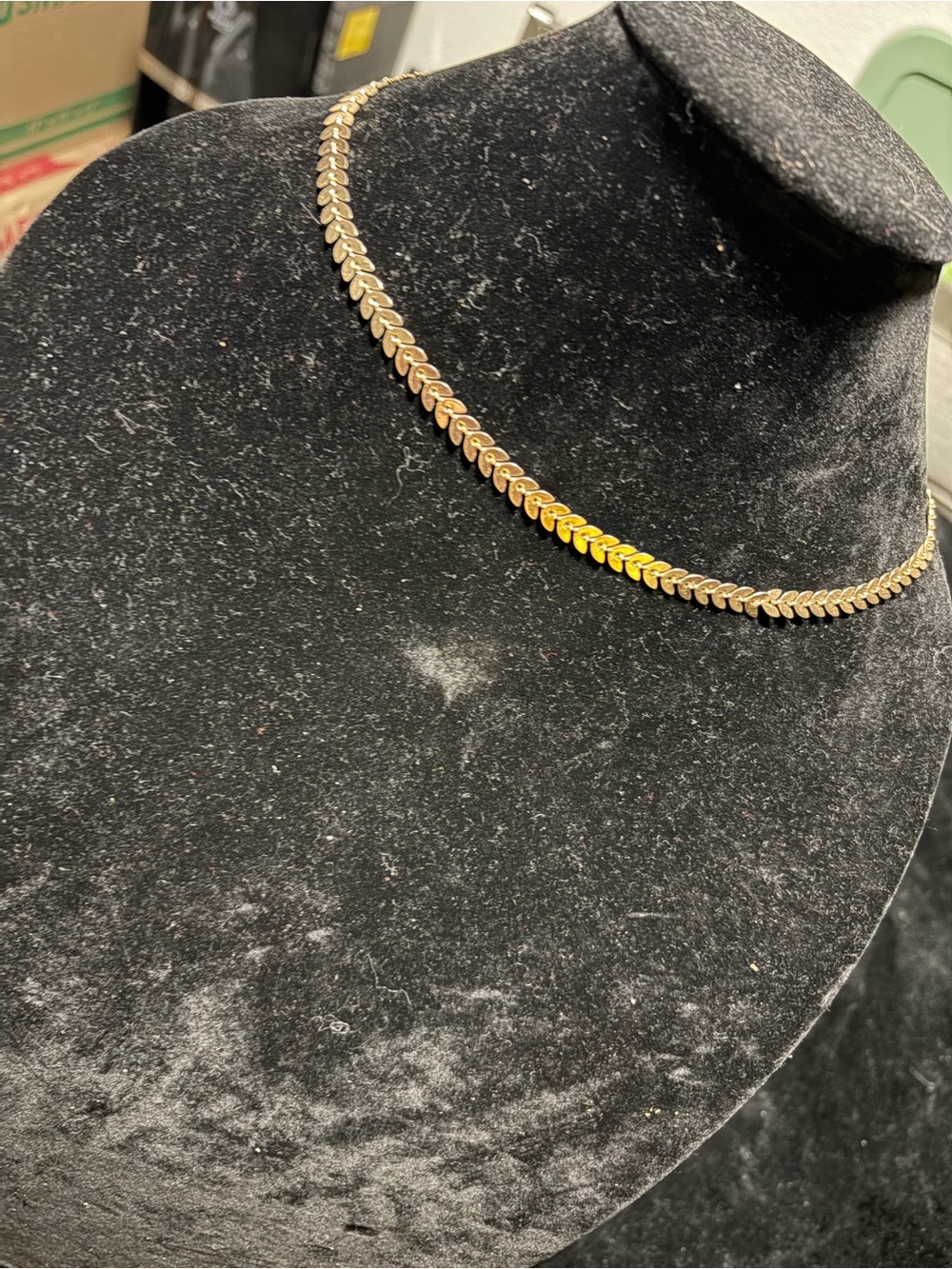 Delicate Gold Leaf Chain Necklace for Women